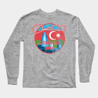 Azerbaijan Baku Track Long Sleeve T-Shirt